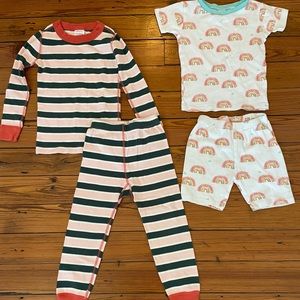 Hanna Andersson and Burt’s Bees pajama lot size 4 girls